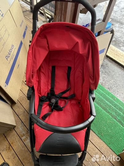 Коляска peg perego book красного цвета