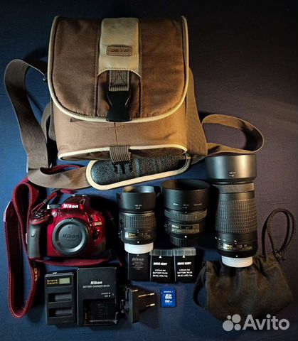 Фотоаппарат Nikon d5200 + 3 объектива + аксессуары