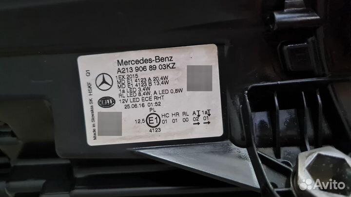 Фара левая Mercedes w213