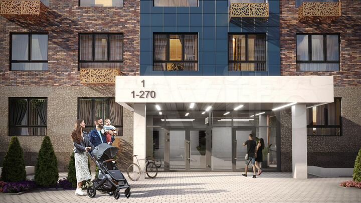 2-к. квартира, 77,6 м², 19/25 эт.