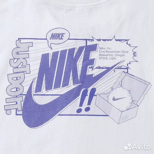 Футболка nike белая