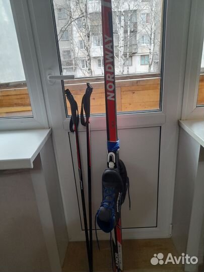 Лыжи детские с ботинками