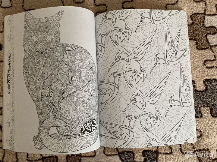 Раскраска антистресс новая, альбом для рисования