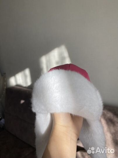 Шапка ушанка детская для девочек