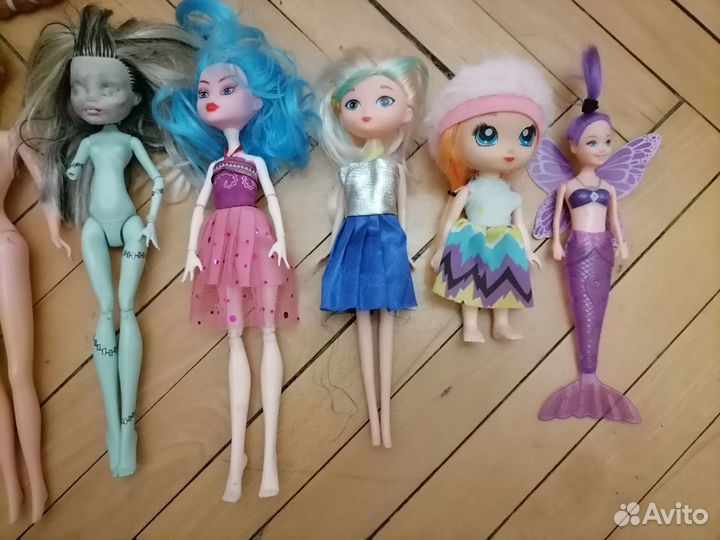 Кукла Барби Monster High Disney много