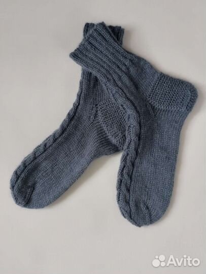 Носки 100 шерсть ручная работа
