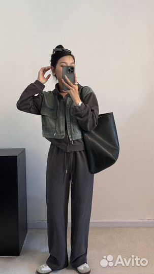 Костюм с брюками палаццо