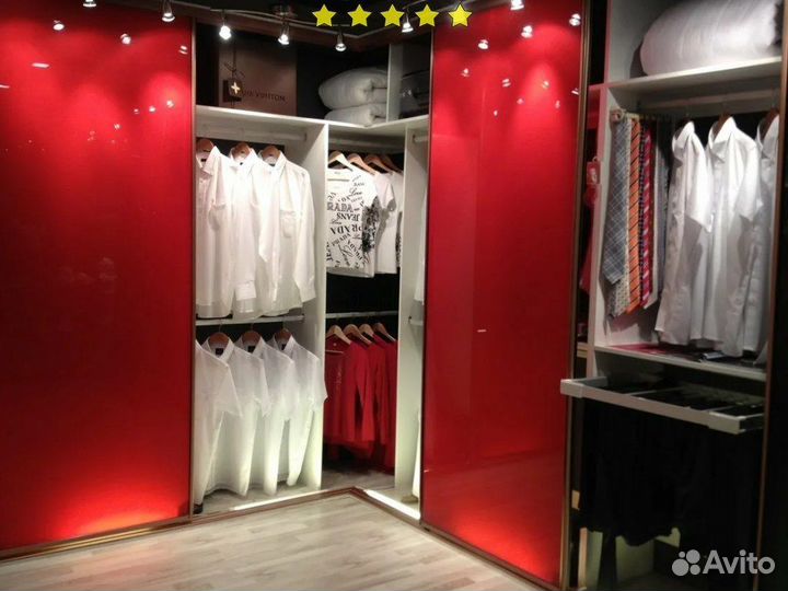 Гардеробная доставка установка