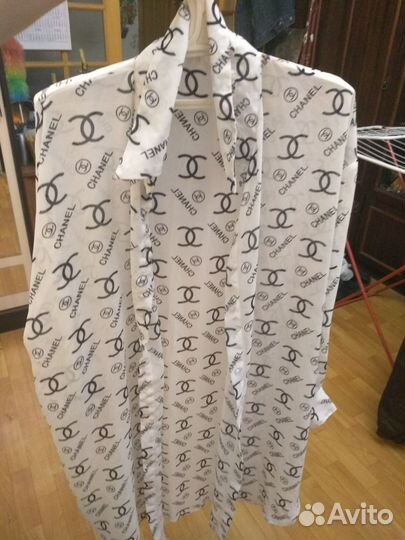 Рубашка женская новая длинная прозрачная