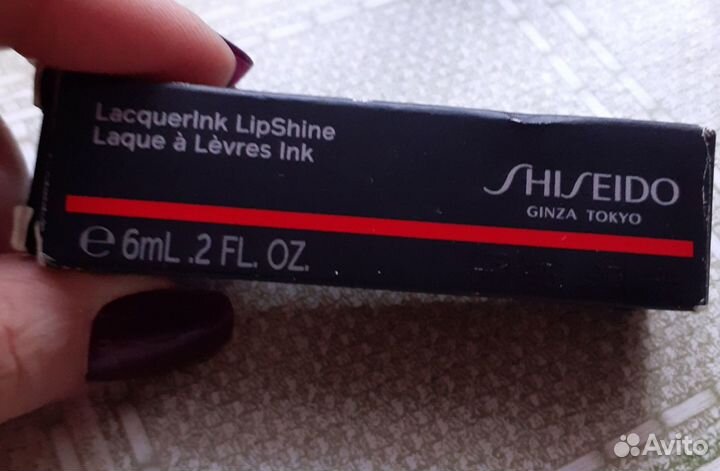 Помада,лак-блеск для губ shiseido-оригинал