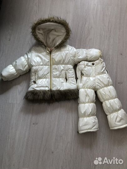 Зимний костюм на девочку 92