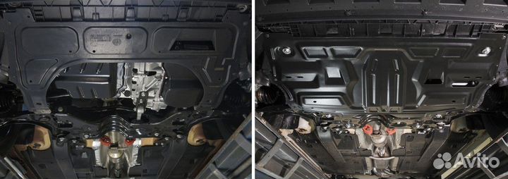 Skoda Fabia 2 защита картера и кпп