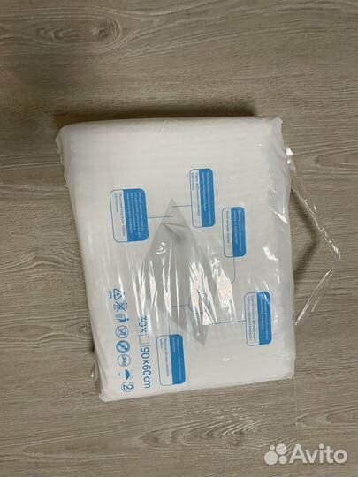 Пеленки одноразовые 60х90 30 шт