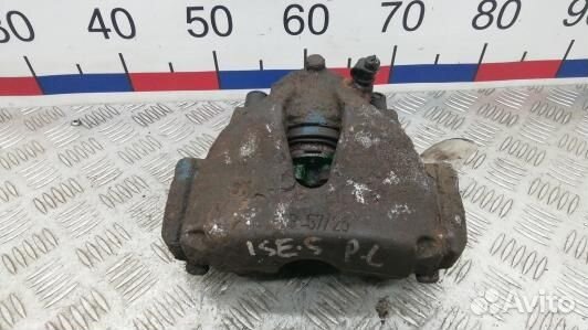 Суппорт тормозной передний левый opel astra G (ISE