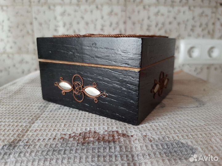Шкатулка деревянная СССР, ф-ка Буковина