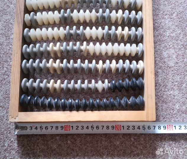 Массажер роликовый для ног спины СССР Дерево