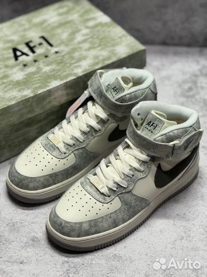 Кроссовки Nike Air Force 1 High зимние (Арт.50234)