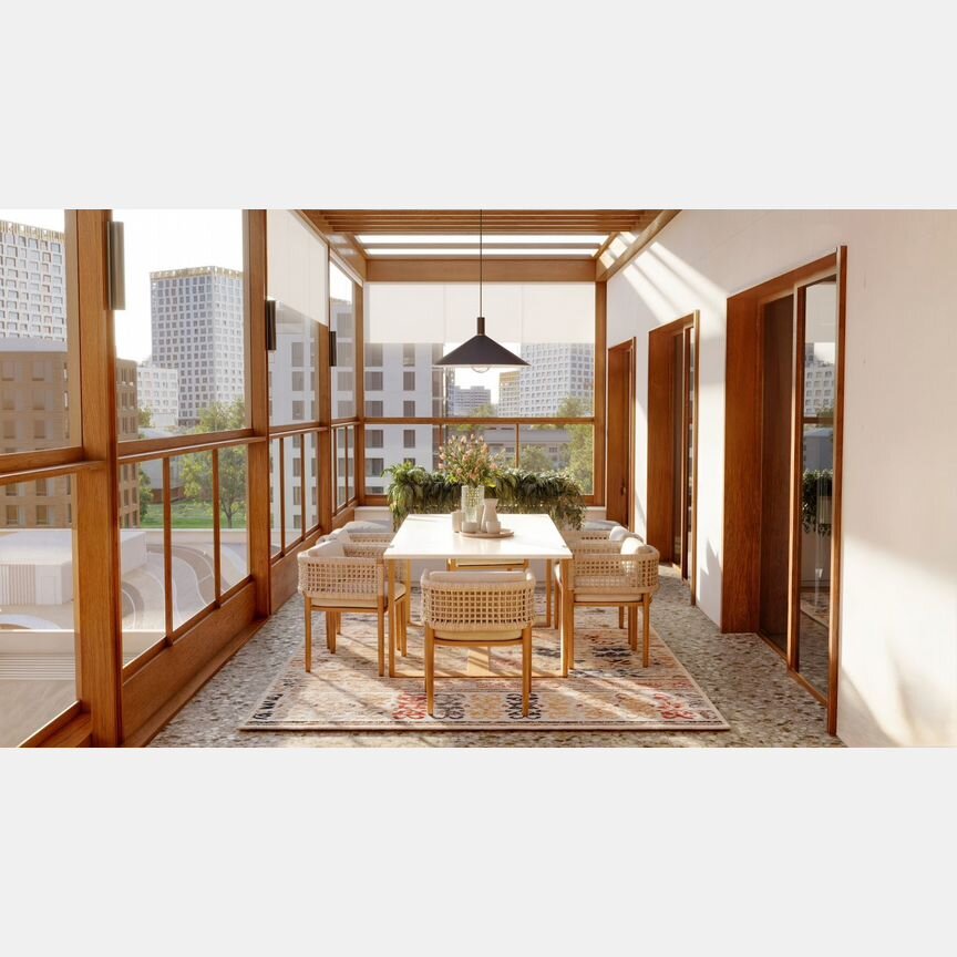 3-к. квартира, 110,1 м², 6/15 эт.