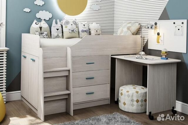 Кровать чердак