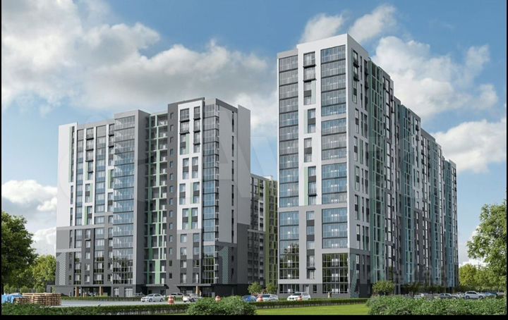 2-к. квартира, 61,5 м², 2/17 эт.