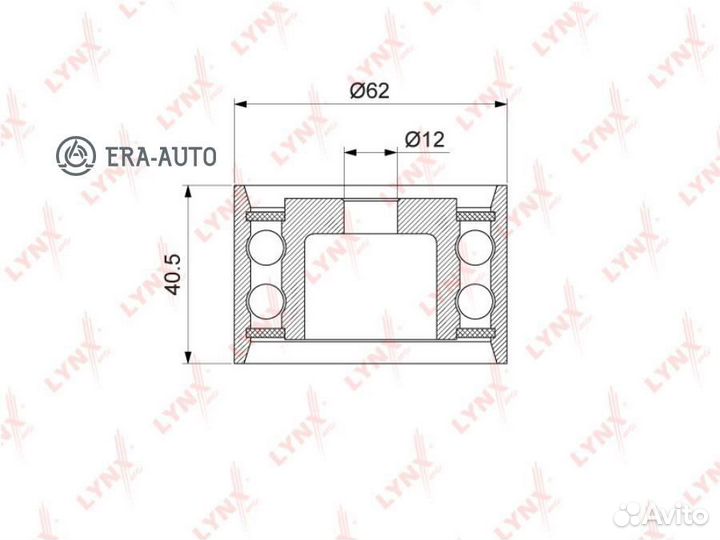 Lynxauto PB3123 Ролик обводной ремня грм