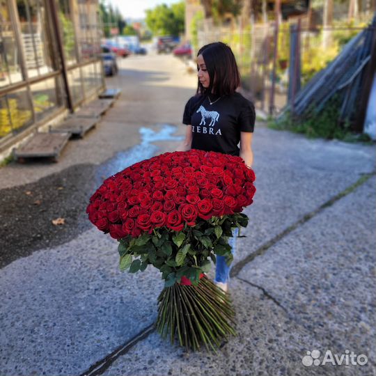 Премиум розы 90см