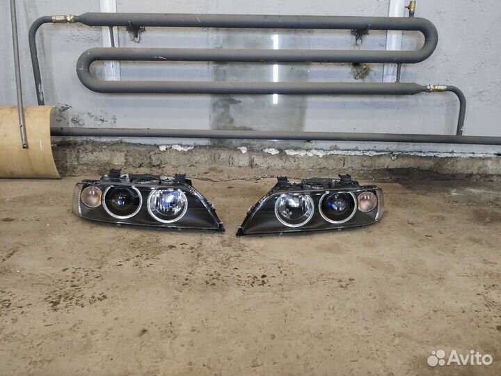 Фары bmw e39 Bi Led/ Bi xenon Hella Black