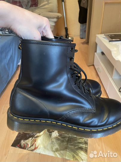 Dr. Martens 1460 Black Smooth ботинки мужские