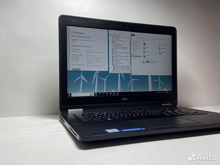 Мощный компактный ноутбук Dell i7/16gb/ddr4/IPs
