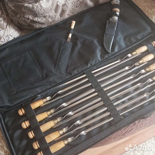 Шашлычный набор ручной работы