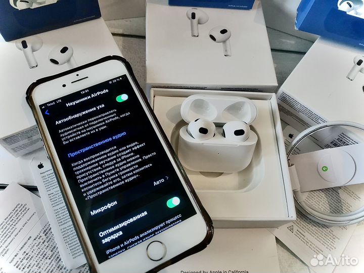 Airpods 3 + чехол + бесплатная доставка