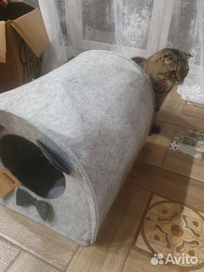 Домик для кошки из войлока