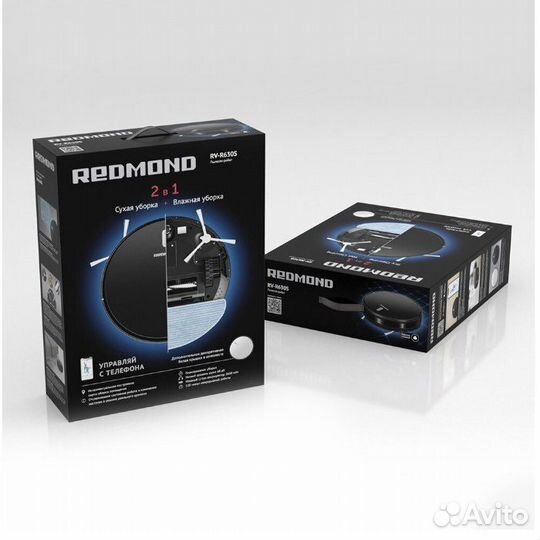 Умный робот-пылесос redmond RV-3630S