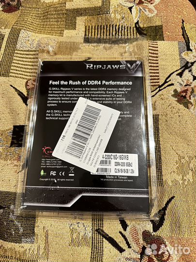 Оперативная память ddr4 16gb 3200 g.skill