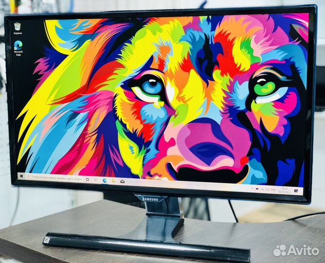 Монитор Samsung 24'/FHD/60Гц/HDMi/PLS/Гарантия