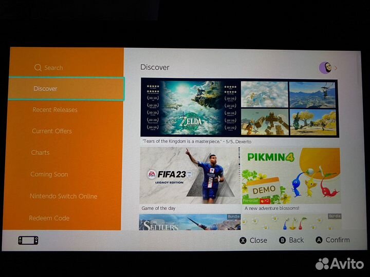 Nintendo Switch + игры