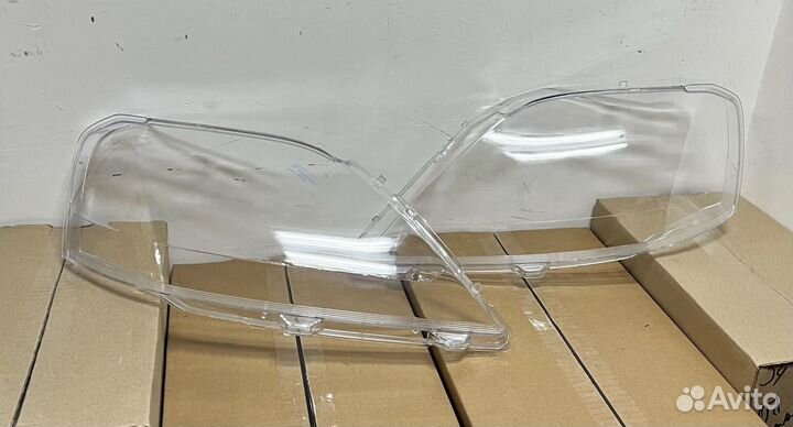 Стекла фар Лада Ларгус,Логан1.Пластик
