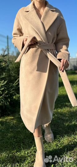 Пальто женские, шерсть/шелк, осень-зима