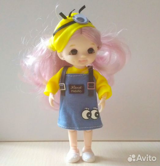 Кукла-брелок шарнирная новая 15 см