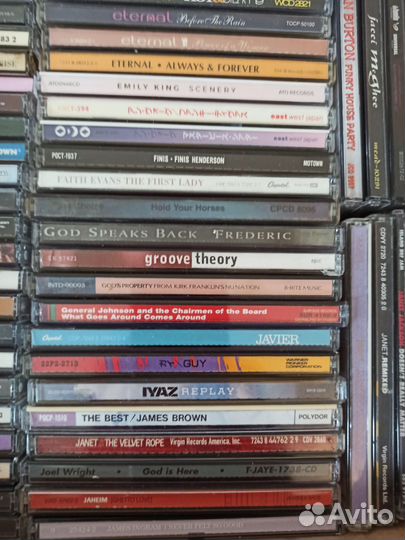 Музыкальные cd диски фирменные R&B(pop)