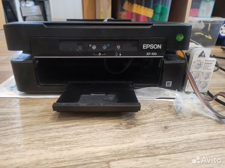 Мфу струйный epson хр-100 с снпч