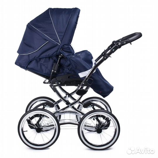 Коляска 2 в 1 «marsel classic navy blue»