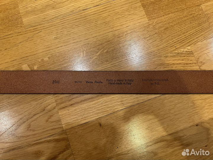 Vera Pelle, новый кожаный ремень hand-made Italy