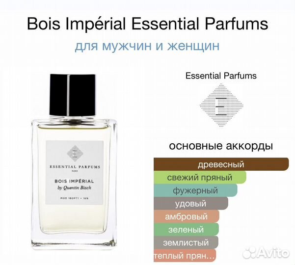 Essential Parfums Bois Imperial распив оригинал