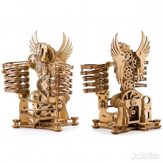 Деревянный конструктор марбл-трасса Дракон (IDvent