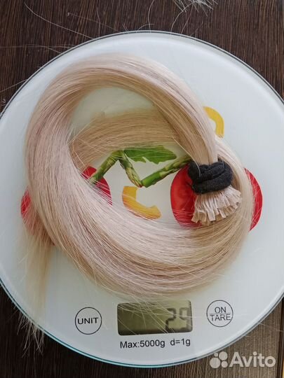 Волосы для наращивания 60 см бу