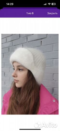 Шапка снуд варежки комплект