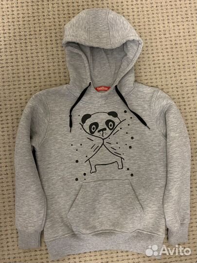 Толстовка теплая с капюшоном