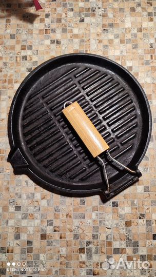 Чугунная сковорода гриль