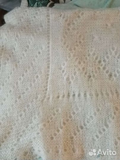 Платок шаль, из овечьей шерсти